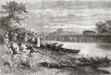De Ruaha-rivier, Tanzania, uit 